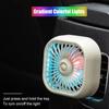 Adjustable Car Air Outlet Fan 3 Speed Mini Air Conditioner USB Small Cooling Fan  Car Interior