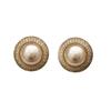 Classic pearl stud earrings, fashion temperament, niche, high-end exquisite personality, light luxury, ritual sense, versatile earrings, women