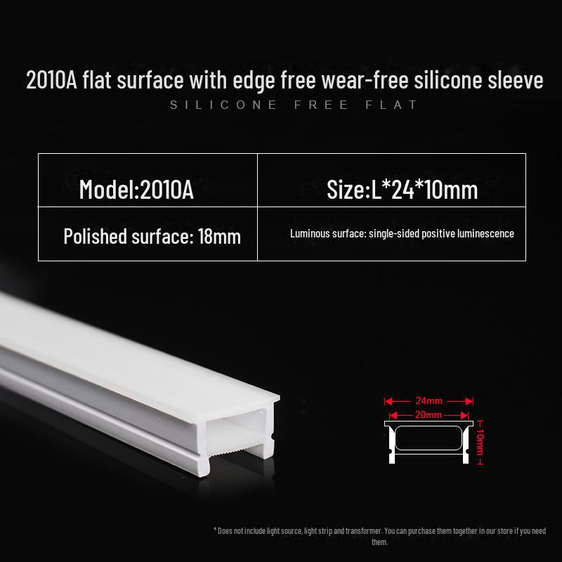 Thread-Free Silicone-Sleeve LED Light: Flexible, Shapeable, and Luminous Linear Strip