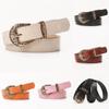 Stylish Vintage Womens Belt With Alloy Buckle And Customizable Fit For Daily Use