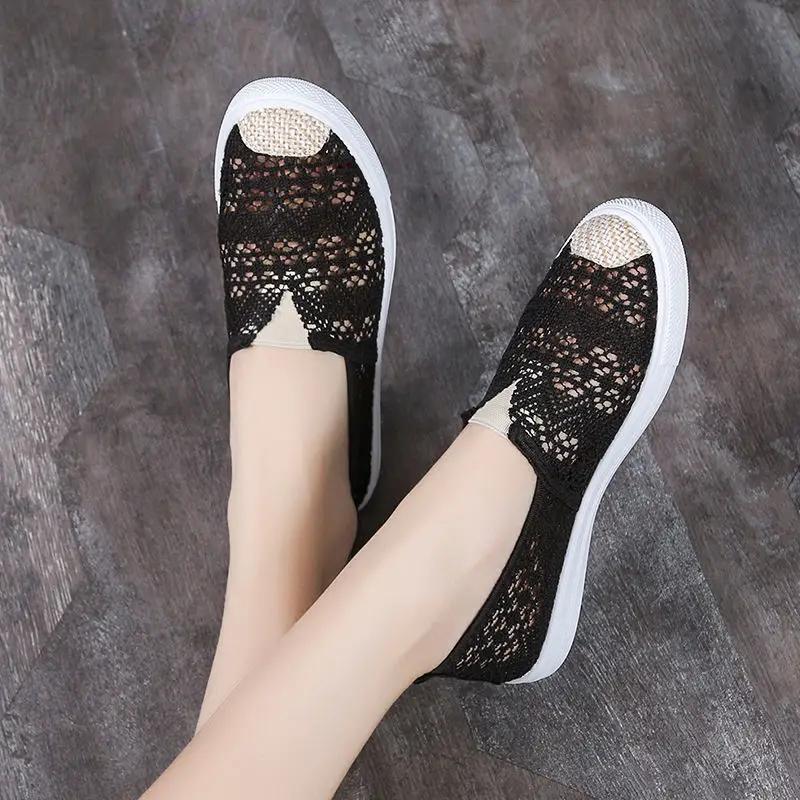 Fashion Summer Trends 2025 Offer Stylish Flat Women's Shoes On Sale Deals Y2k Fashion New Arrival Daily Routine Casual Ladies Footwear