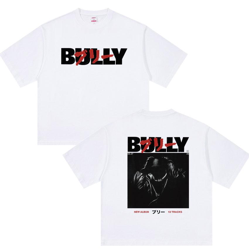 Rapper Kanye West Bully Album 2026 Graphic T Shirt Unisexs Hip Hop Gothic Punk Clothing Tshirts Vintage Oversized Cotton Tshirt