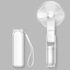 Mini Fan 3 IN 1 Rechargeable Hand Fan Foldable Small Fan with Power Bank Function 2000mAh Cooling Fan