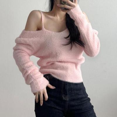 New ArriValS Open Run Women S Angora V Neck Sweater