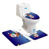 Christmas Bathroom Floor Mat Toilet Three-Piece Set