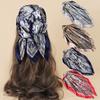 Elegant Cashew Pattern Small Square Neck Scarf For Women Bag Decoration