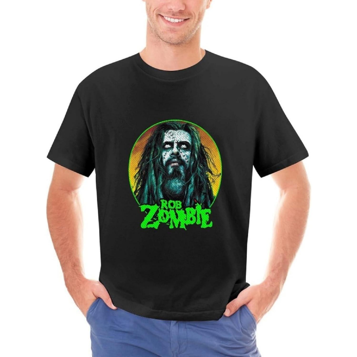 Men s T-Shirt Fashion Rob Zombie_Zombie T Shirts Print Graphic Tees S