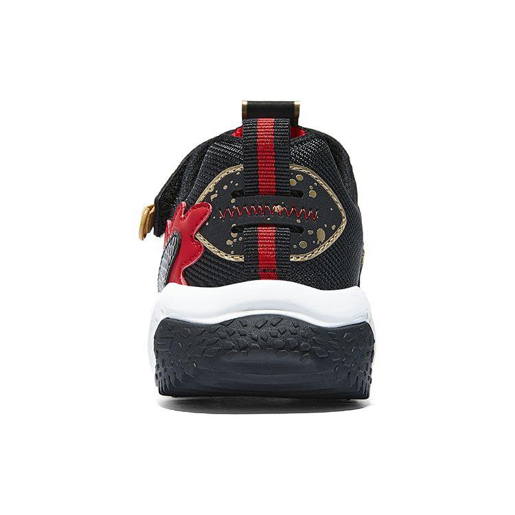 Skechers Comfortable Durable Outdoor Sports Low-Top Kids Running Shoes Kids sneakers Black Red 407115L-BKRD