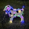 4D Cartoon Glow Foil Balloons Elephant Stand Walking Balloon With Wheel For Kids Birthday Party Decoration Baby Shower