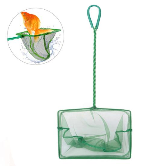 Fish Net Long Handle Strong Bearing Aquarium Accessory Fine Mesh Aquarium Net for Transferring