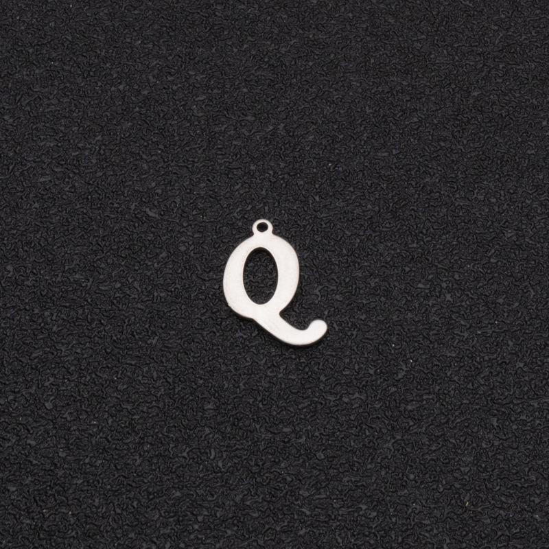 Custom Stainless Steel A-Z Letter Charms - Fade-Resistant DIY Pendants