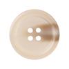 5pcs Beige Resin Button Coat Trench Coat Sweater Buttons Men'S And Women'S High-End Blazer Cardigan Four-Eye Buttons