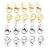 New 30pcs Stainless Steel Gold Plated Lobster Clasp Hooks for Necklace Bracelet Chain DIY Jewelry Making Findings Supplies