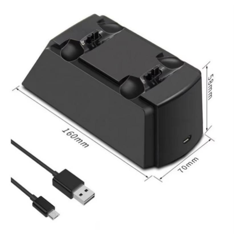 Doppel-USB PS4 Controller Ladegerät Schnelllade-Dockstation Für Sony Playstation 4 Slim Pro Gamepad Joystick Ständer