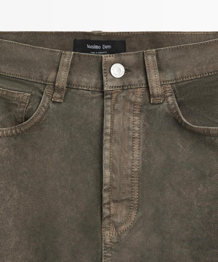 Masimodutti Wide Leg Denim Pants