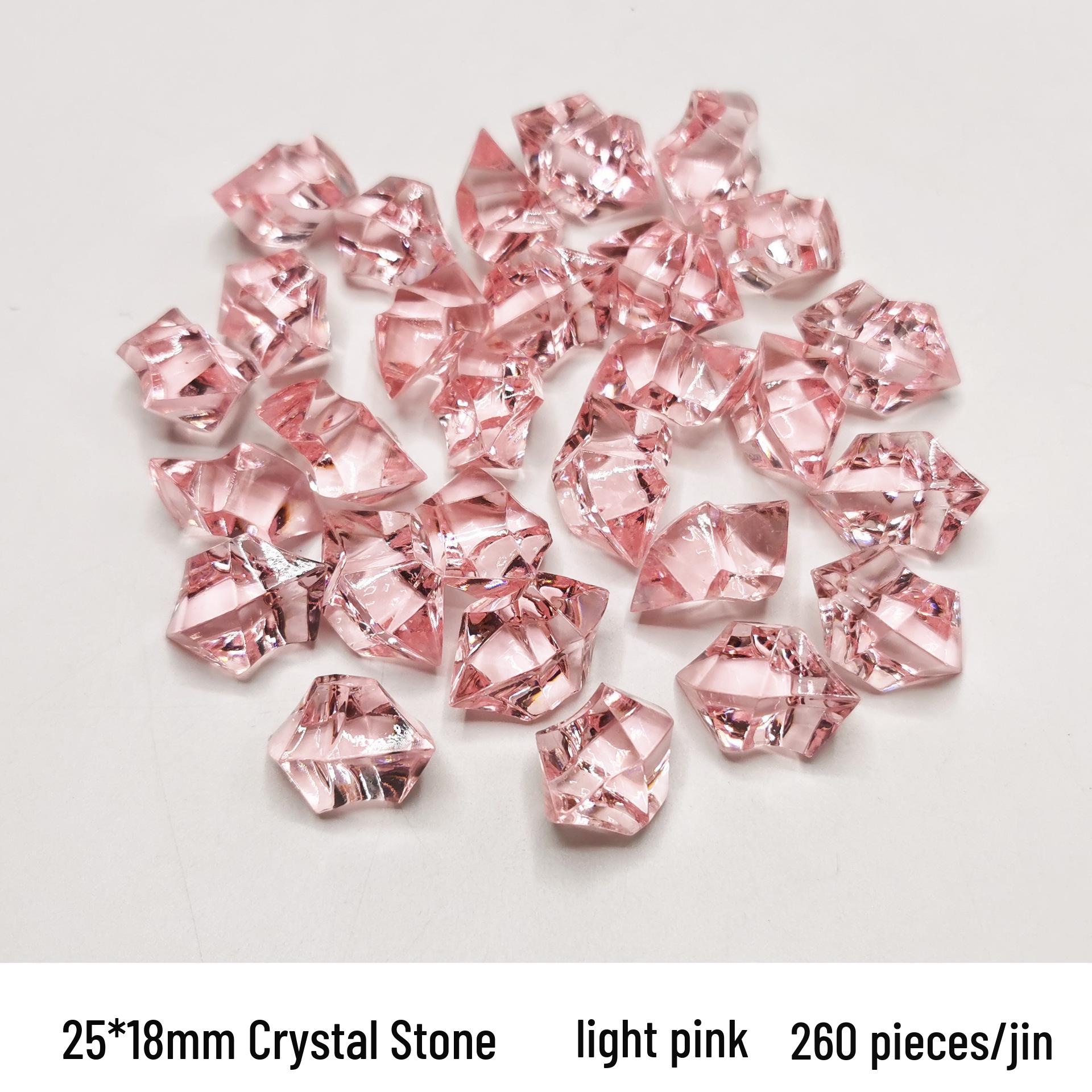 

Transparent Acrylic Crystal Gems - 260pcs Colored Ice Cube Ornaments for DIY Decorations 25*18mm