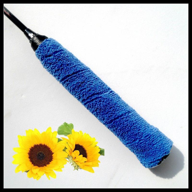 Hochwertige Tennis Badminton Schläger Übergriffe Baumwoll Handtuch Griffe Band Schweißabsorbierendes Griffband Schweißband