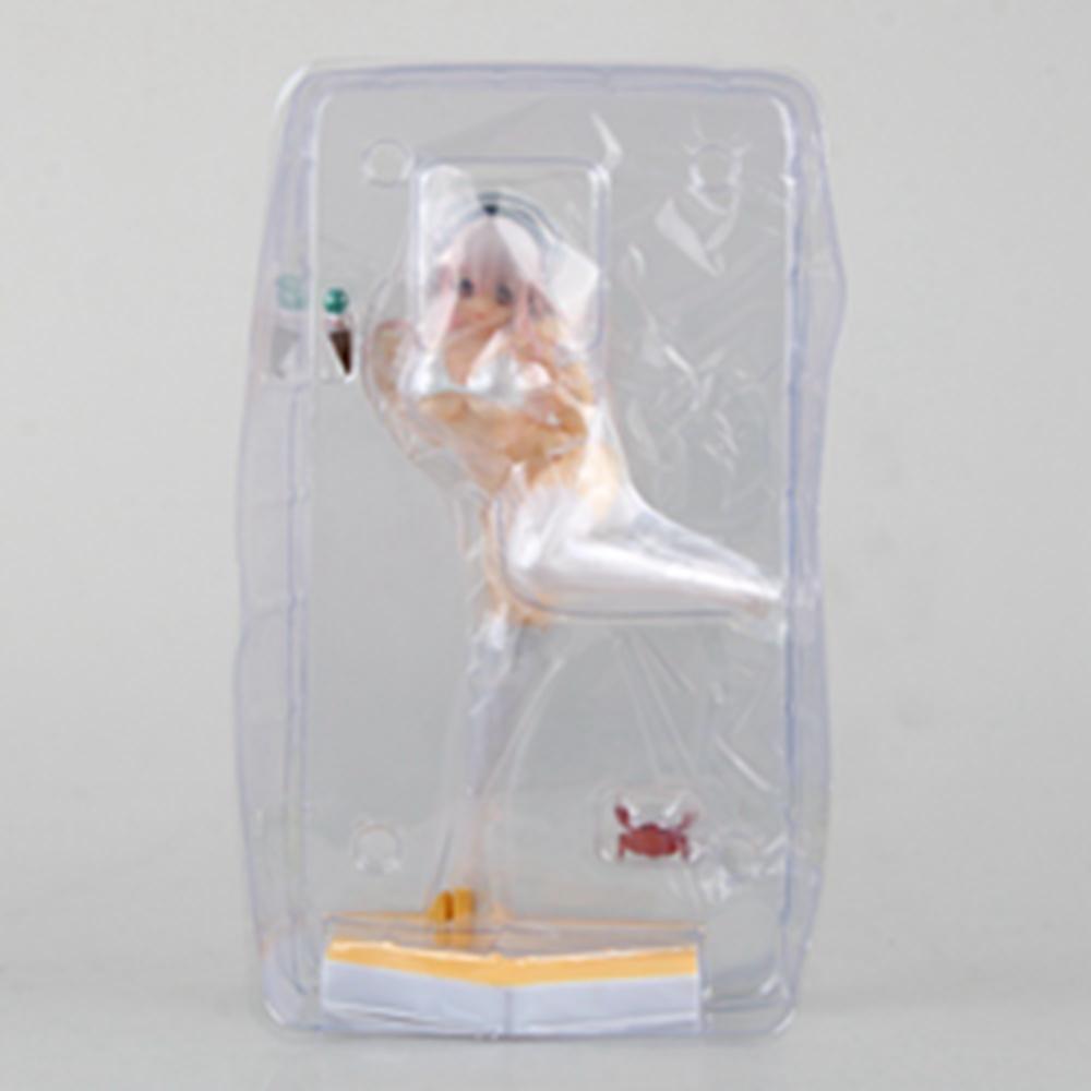 16CM Anime SUPER SONICO Beach Queens Series Toy1/10 Special Ver Swimsuit Standing Model Toy Gift Collection Aciton Model PVC