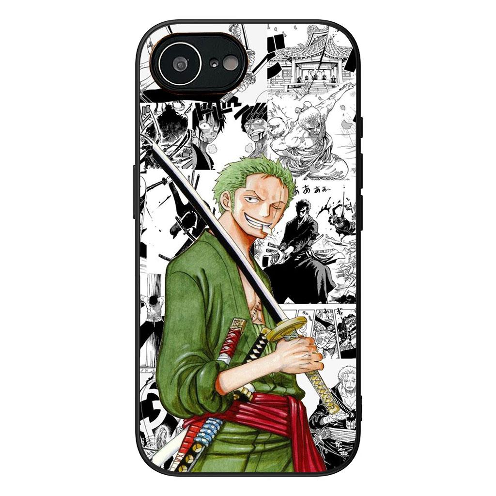 Cover for Apple iPhone 17 16 Plus 13 12 Pro Max Mini X XR ProMax 16E 15+ 16Plus Air Phone Case Zoro One Pieces Luffy Nico Robin