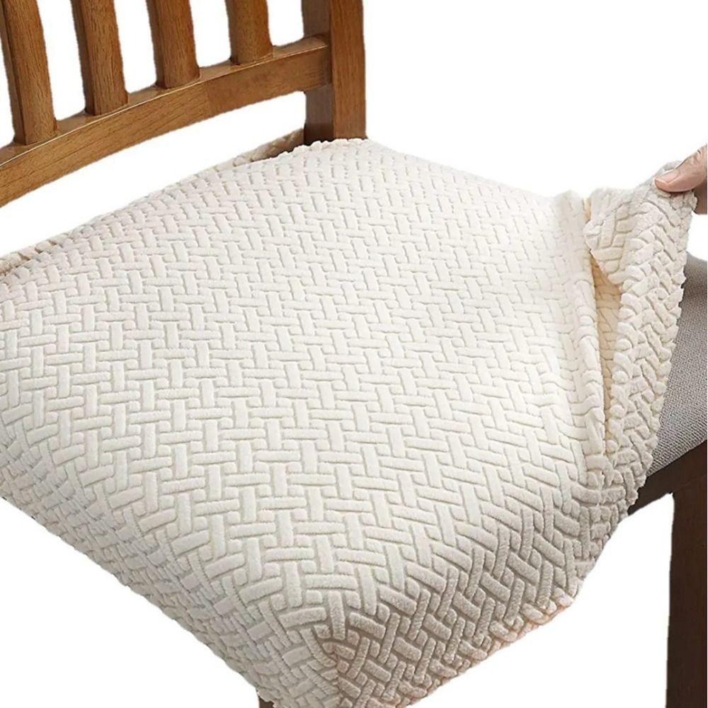 Washable Stretch Chair Seat Covers Removable Dirt-resistant Chair Slipcover  Kitchen