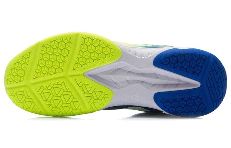 Men's Sneakers Li-Ning Li Ning Cushioning, Wear Resistant Low Top Badminton Shoes Men's White Blue