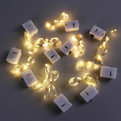 Mini LED Twinkle String Lights Bundle for Cakes and Flowers - Decorative Electronic Flashing Lights