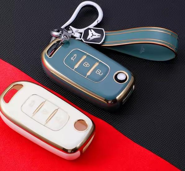 Neue Mode TPU Autoschlüsselhülle Abdeckung Für Renault TWingo 3 Duster Captur Logan Laguna Scenic Für Dacia Logan 2021 Schlüsselabdeckung Fernbedienungsschale