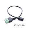 PVC Cable Type C USB Female To 5 Pin Screw Terminal Cable for Smooth  Integration with Various 5V Electronic Devices