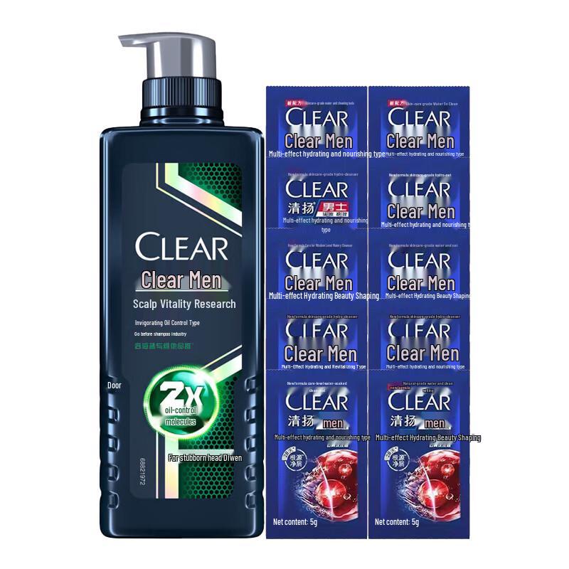 

Clear Men Anti-Dandruff Invigorating Oil Control Shampoo