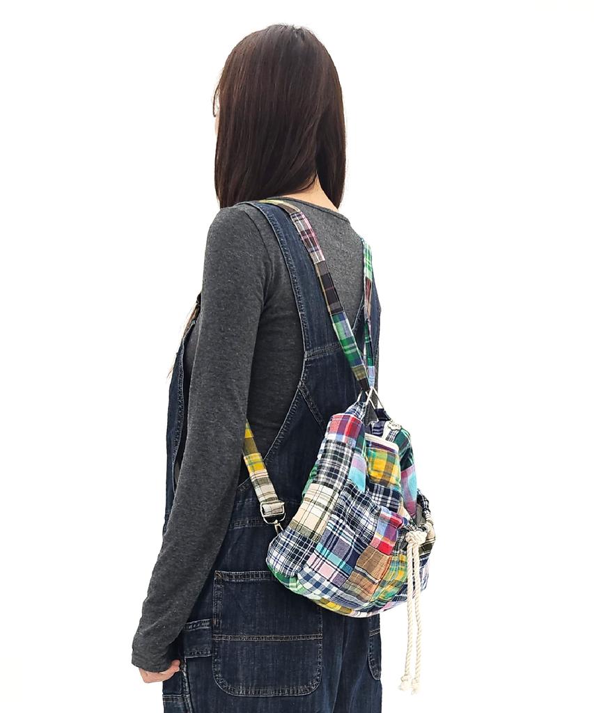 Sonnetofnight Patchwork 3-Stage Transformation Bag Check Pattern - Medium M
