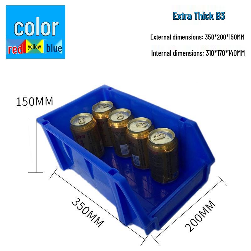 Slanted Mouth Plastic Storage Box for Screws and Tools – Classified Component Shelf