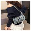Shoulder Armpit Baguette Fashion Simple Commuter Bag 2025 New Denim Bag