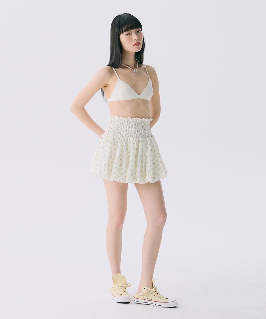 Jun Jun Space Vol12. Smocked Cloud Skirt_Pink(Vol12. Smoked Cloud Skirt_Pink)