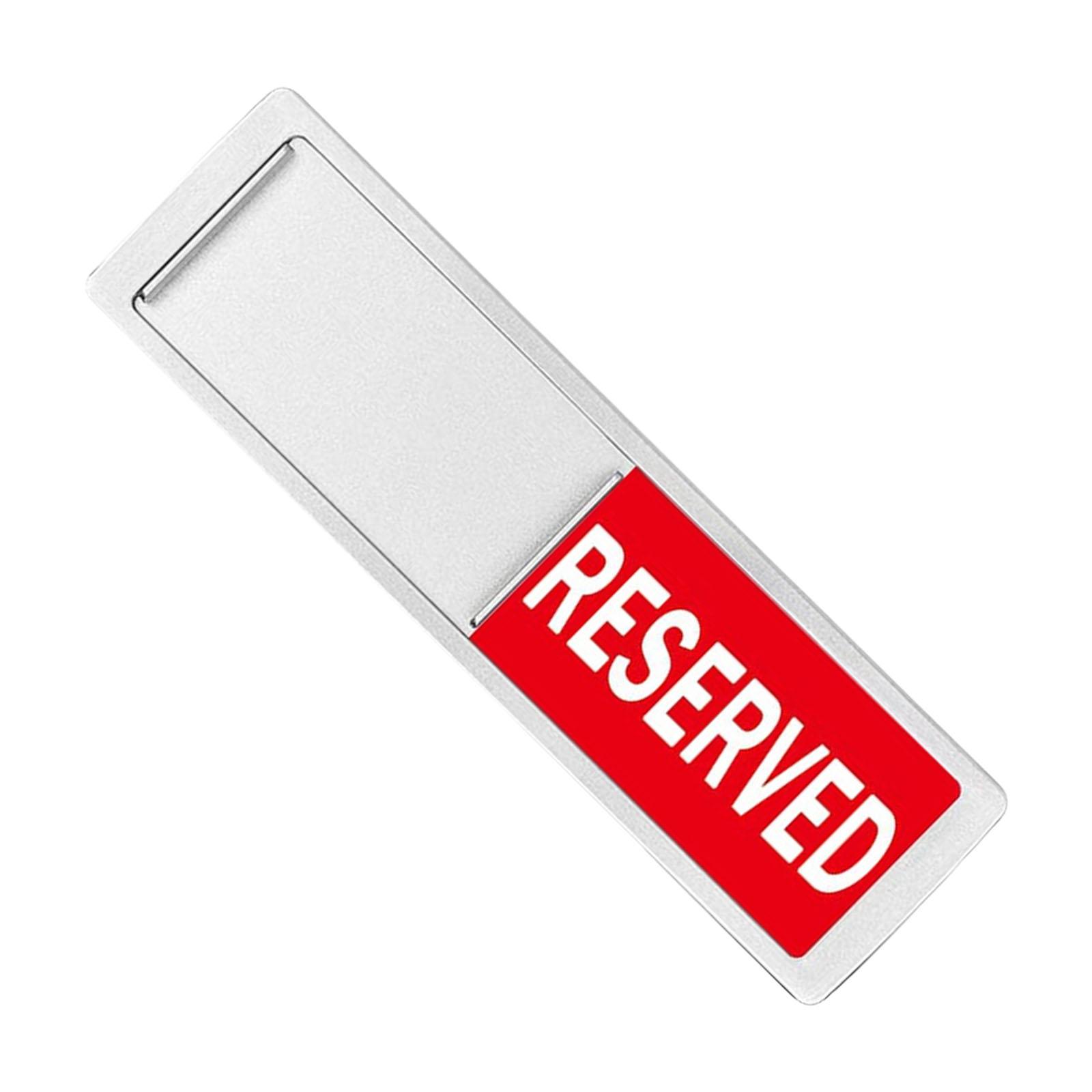 

Таблички на дверь офиса Не беспокоить Зарезервировано/Доступно Слайдер Домашний офис Свободно Занято Конфиденциальность Раздвижная табличка на дверь серебряный