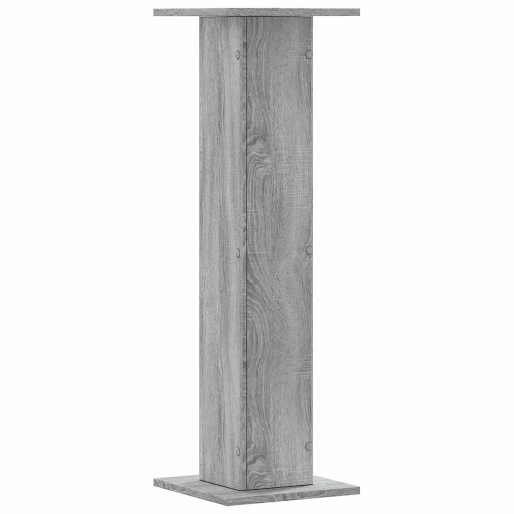 Speaker Stands 2 Pcs Grey Sonoma 30x30x95 Cm Particleboard
