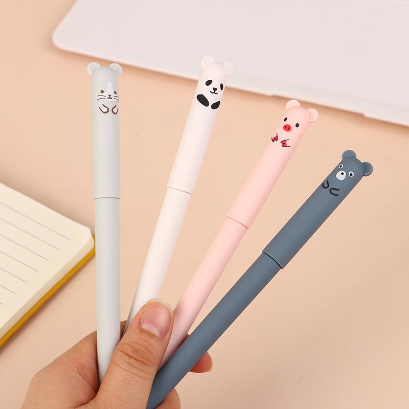 Kawaii Color Erasable Pen Set Cute 0.5Mm Gel Pen Office Accessories School Supplies Stationery