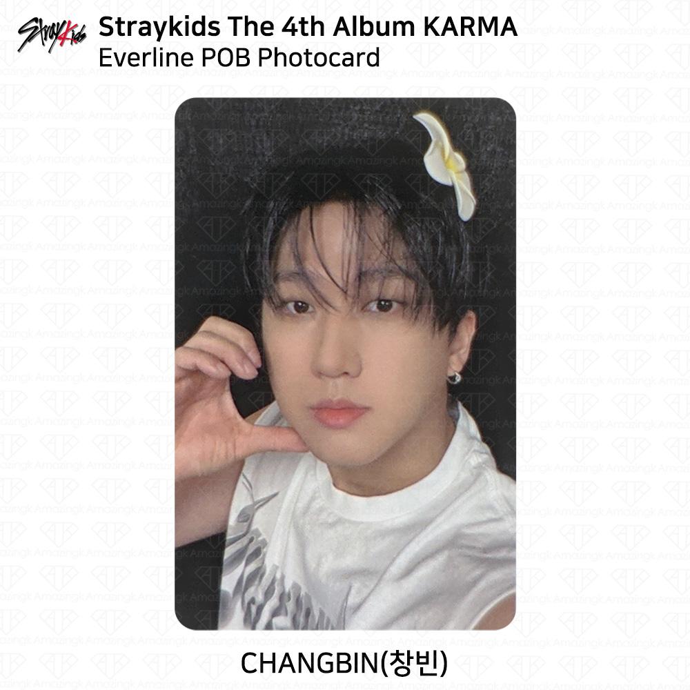 Stray Kids Das 4. Album Karma Everline POB Fotokarte KPOP K-POP SKZ