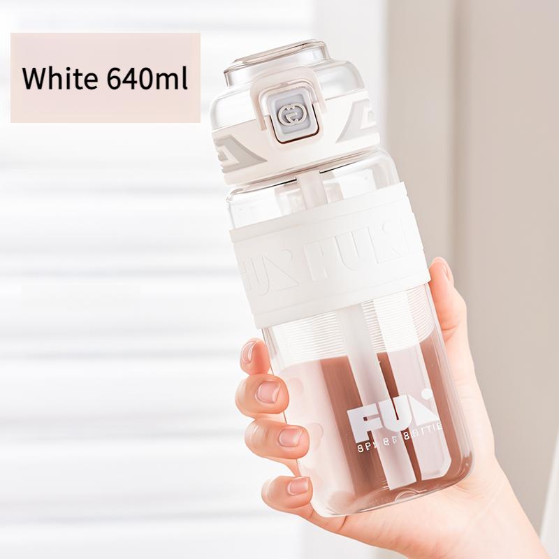 

GIANXI Portable Sports Water Cup For Men Tritan Material One Key Open Cover Fitness Cups High Temperature Seal Leakproof Kettle 640ml-770ml