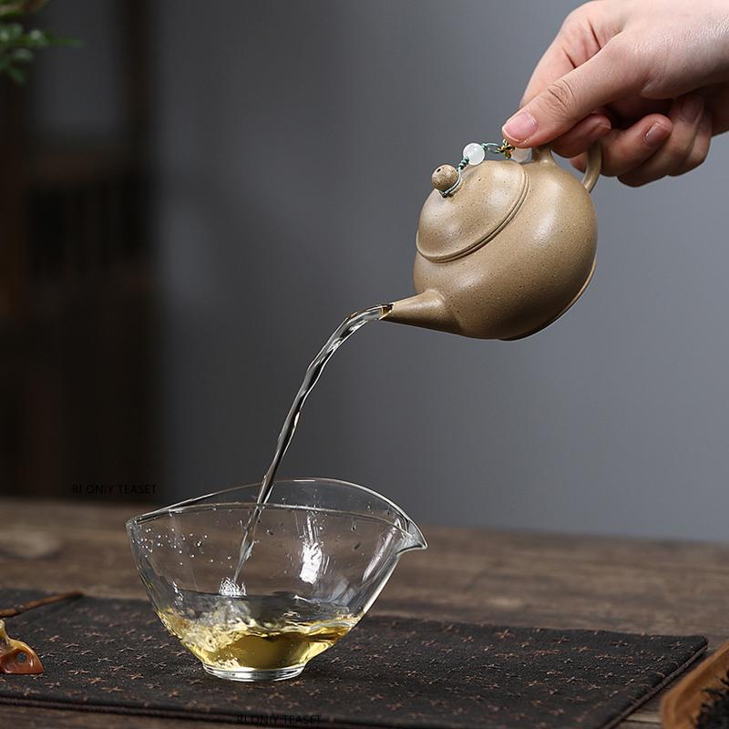 140ml Chinese Yixing Purple Clay Teapots Teaware Famous Handmade Zisha Tea Pot Beauty Tea Infuser Kettle Tea Set Customized