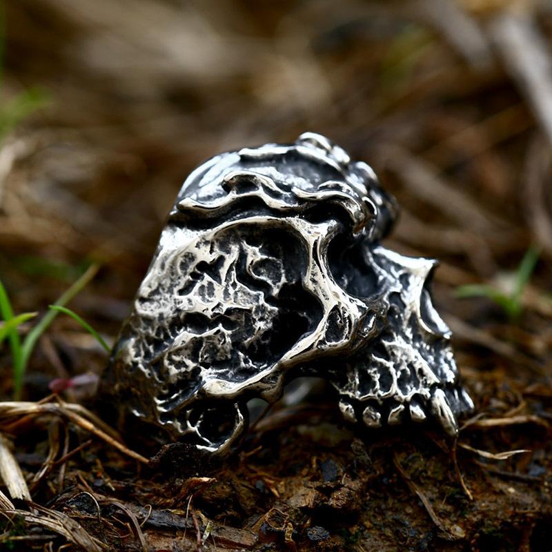Iron Warrior Hip-hop Punk Style Jewelry Retro Domineering Ring