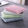 Thickened Stripe Cleaning Sponge Wipe Double Side Reusable Rags Dishwashing Pans Scouring Pads Kitchen Cleaning Tool