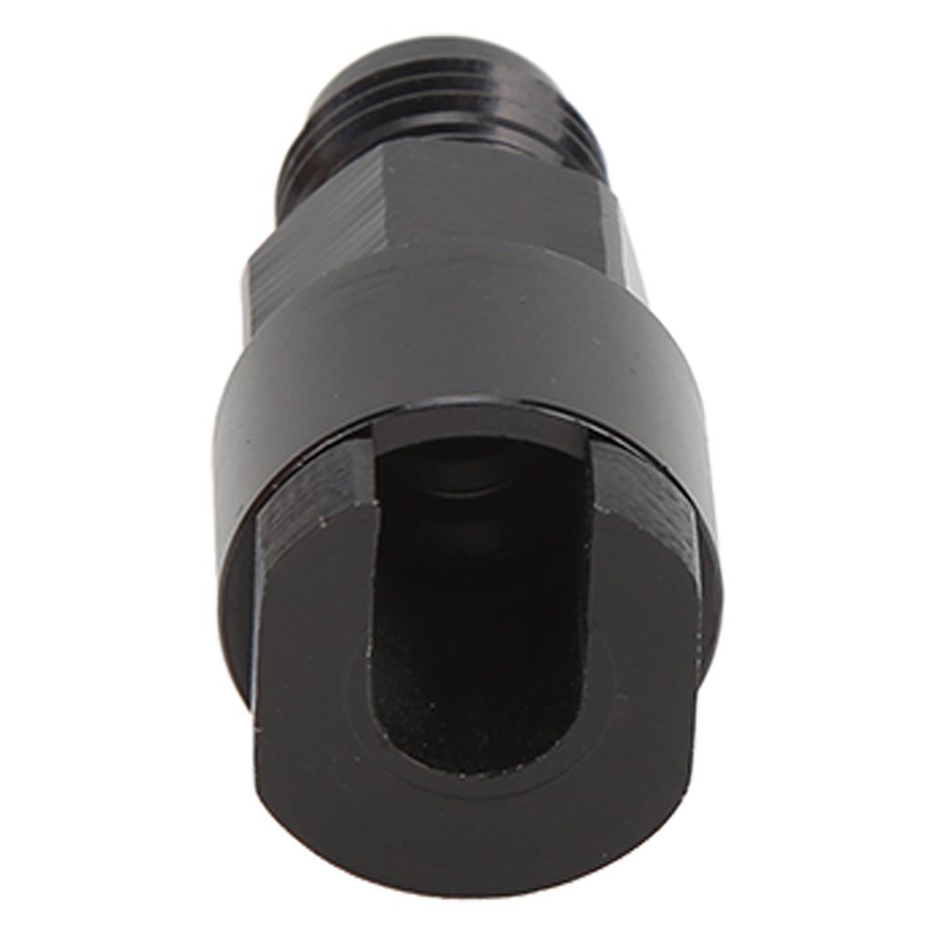 EFI Adapter Quick Disconnect Aluminum Alloy Black Anodized Waterproof AN Male Push On Fuel Line Fitting AN6 5 16in
