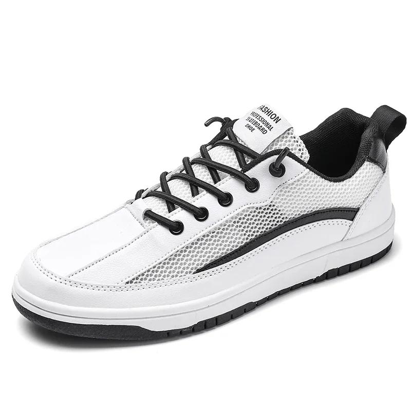 Summer Breathable Men Casual Shoes Fashion Big Size 47 Outdoor Walking Footwear Quality Lace-up Male Sneakers Comfort Anti-skid