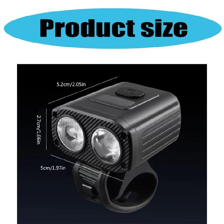 Bicycles Front Light Watertight Handlebar Flashlight Rechargeable Bikes Front Lamp Cycling Bicycles Head Lamp Headlight