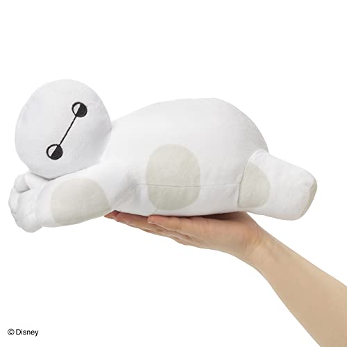 MORIPiLO Baymax Body Pillow, Disney Sleeping Pillow (S), Approx. 30cm, Skin-Friendly Micro Fabric, Large Plush Toy, White, Disney, Morishita Pillows