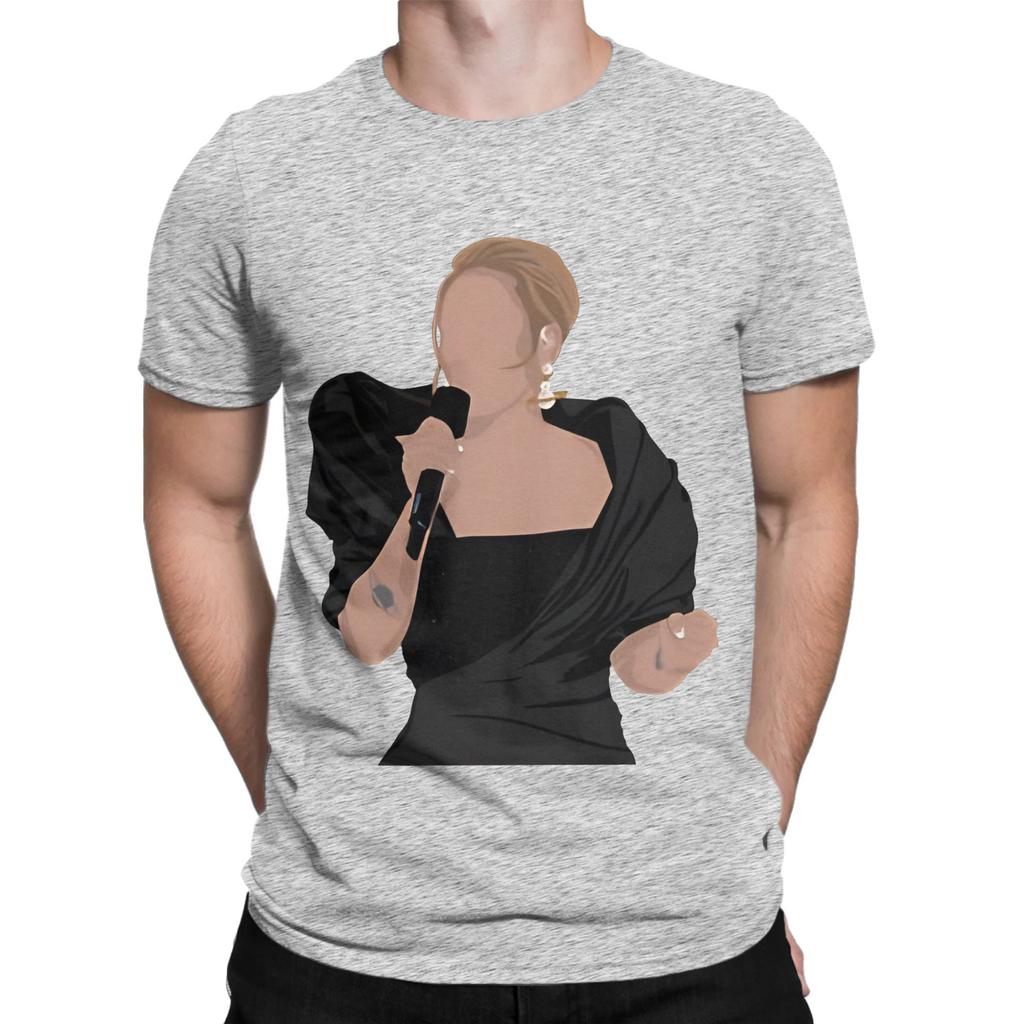 Adele Black Novelty 100 Cotton TShirt Adeles Tops Tees For Unisex