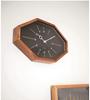 Interform Wand Belmonte Breite 33cm x Höhe x Tiefe Uhr, Funkgesteuert, CL-3024WH, Weiß/Gold Holz, Maße 21,5cm 4,5cm