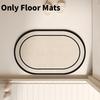 Mud Contemporary Diatom Washroom Floor Mats Bathroom Material Spaces Living