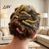 Lifelike Insect Hair Pins Halloween Caterpillar Clips, Hand Painted Reptile Clip Headpiece, Fashionable Clips for Daily Use Spooky Party Accessories,
