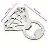 Stainless Steel Beer Opener Household Kitchen Creative Gadgets Wine Bottle Openers Cocktail Cap Puller Removal